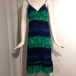 Empire waist Midi tie dye Dress size M